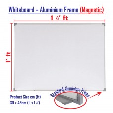 Magnetic Whiteboard 1' x 1 1/2'